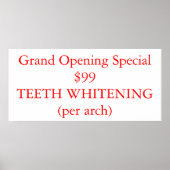 Teeth Whitening Poster (Voorkant)