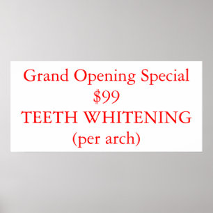 Teeth Whitening Poster