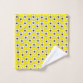 Teeth Yellow Dentist Hands Bathroom Towel sets Bad Handdoek (Wasdoekje)
