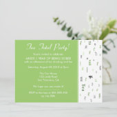 Teetotal/Tea Totaal aangepaste jaren soberpartij Kaart (Staand voorkant)