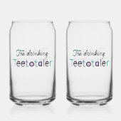 Teetotaler Glass Blikvorm Glas (Voorkant)