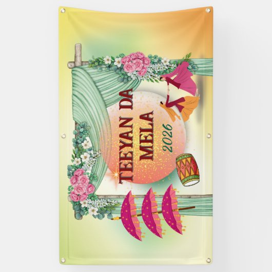 Teeyan da Mela Banner | Customized (Verticaal)