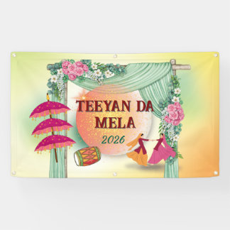 Teeyan da Mela Banner | Op maat gemaakt