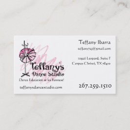 Teffany's Dance Studio Visitekaartje - Op Maat
