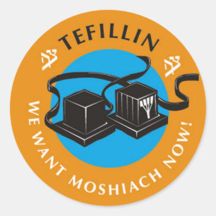 Tefillin Ronde Sticker