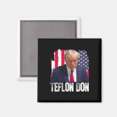 Teflon Don Donald Trump Mugshot Magneet (Voorkant / Achterkant)