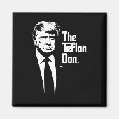 Teflon Don Trump Monochromatische Iconische Kunst Magneet (Voorkant)