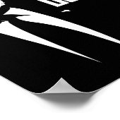 Teflon Don Trump Monochromatische Iconische Kunst Poster (Hoek)