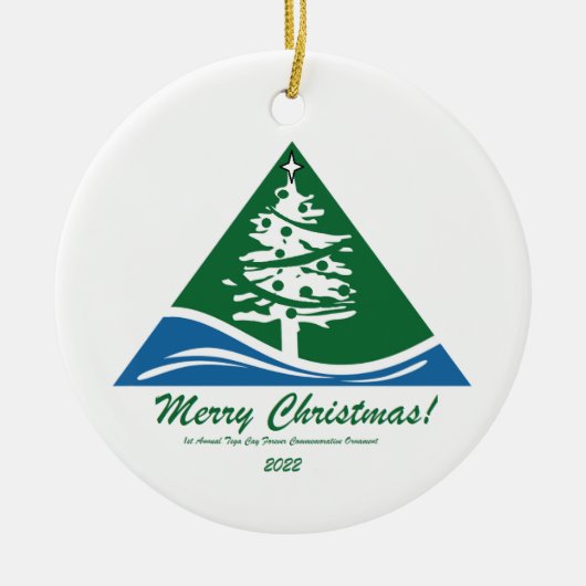 Tega Cay Forever kerstversiering Keramisch Ornament (Voorkant)