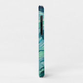 Tegalgroene Aquarel Oceaan Golven Case-Mate iPhone Case (Achterkant/links)