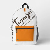 TEGARJA BEDRUKTE RUGZAK (Voorkant)