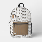 TEGARJA BEDRUKTE RUGZAK (Voorkant)