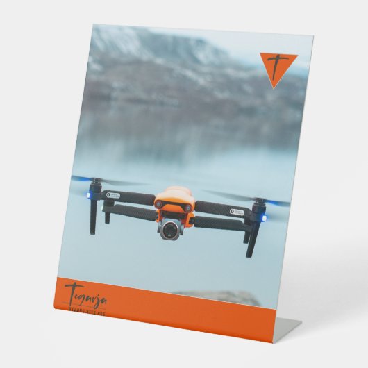 TEGARJA RECLAMEBORD MET VOETSTUK (Voorkant)