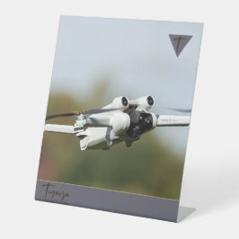 TEGARJA RECLAMEBORD MET VOETSTUK