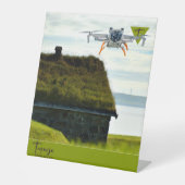 TEGARJA RECLAMEBORD MET VOETSTUK (Voorkant)