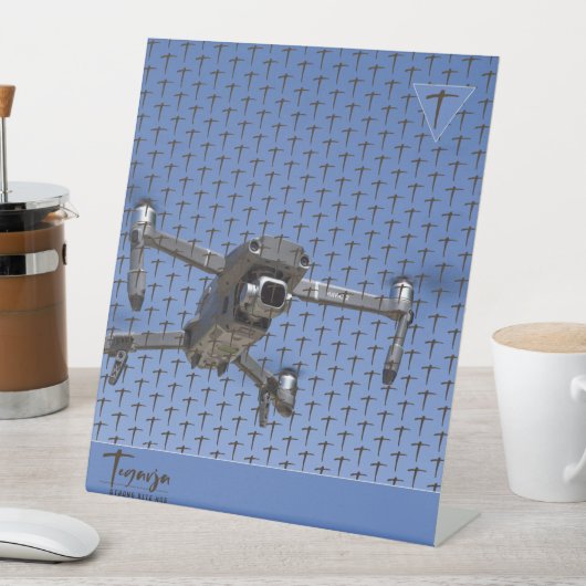 TEGARJA RECLAMEBORD MET VOETSTUK (Insitu)