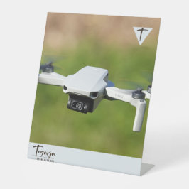 TEGARJA RECLAMEBORD MET VOETSTUK