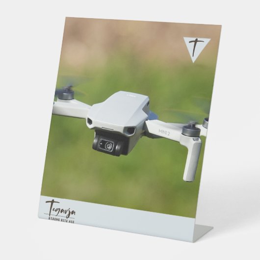 TEGARJA RECLAMEBORD MET VOETSTUK (Voorkant)