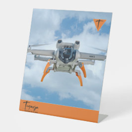 TEGARJA RECLAMEBORD MET VOETSTUK