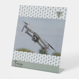 TEGARJA RECLAMEBORD MET VOETSTUK