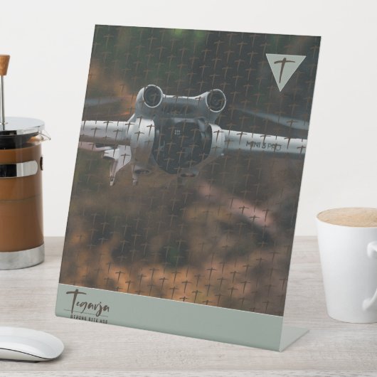 TEGARJA RECLAMEBORD MET VOETSTUK (Insitu)