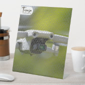 TEGARJA RECLAMEBORD MET VOETSTUK (Insitu)