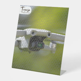 TEGARJA RECLAMEBORD MET VOETSTUK