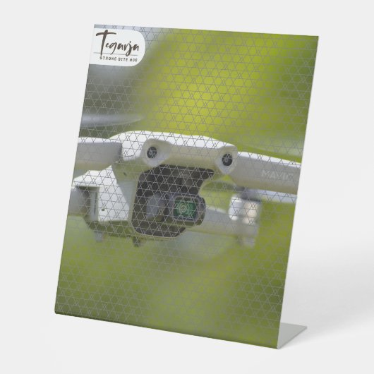 TEGARJA RECLAMEBORD MET VOETSTUK (Voorkant)