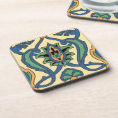  Tegel 1930s Catalina Island Bier Onderzetter (Linkerzijde)