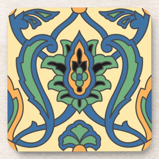  Tegel 1930s Catalina Island Bier Onderzetter (Voorkant)