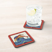  Tegel 1930s Catalina Island Bier Onderzetter (Rechterzijde)