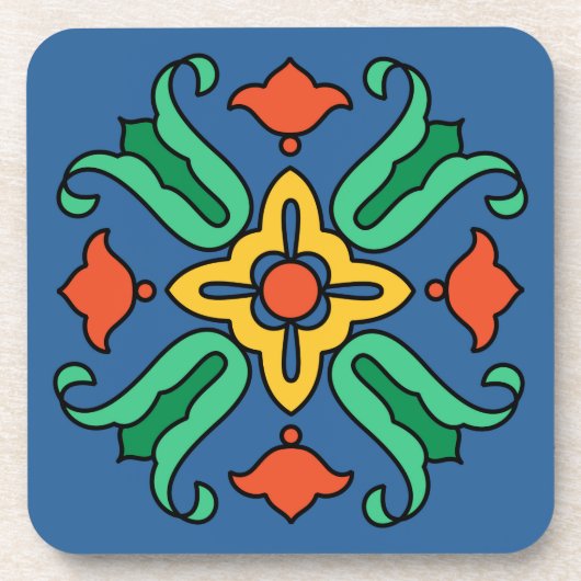  Tegel 1930s Catalina Island Bier Onderzetter (Voorkant)