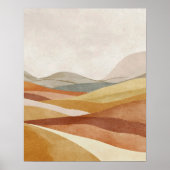 Tegel Abstract Landschap Wandkunst Poster (Voorkant)