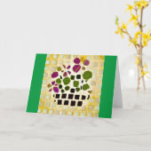 Tegel Art, kaart (Gele Bloem)