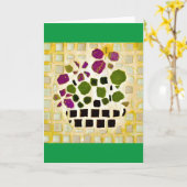 Tegel Art, kaart (Gele Bloem)