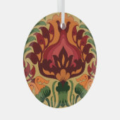 tegel, Art Nouveau decor. Glas Ornament (Voorkant Rechts)