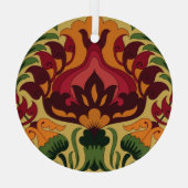 tegel, Art Nouveau decor. Glas Ornament (Achterkant)