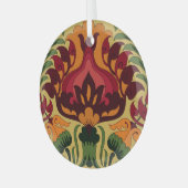 tegel, Art Nouveau decor. Glas Ornament (Voorkant links)