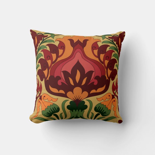  tegel, Art Nouveau decor. Kussen (Voorkant)