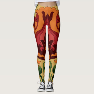  tegel, Art Nouveau decor. Leggings