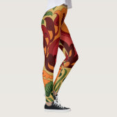  tegel, Art Nouveau decor. Leggings (Rechts)