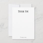 Tegel beschilderde vis bedankkaart (Achterkant)