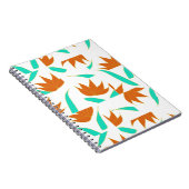 Tegel bloemmotief notitieboek (Rechterzijde)