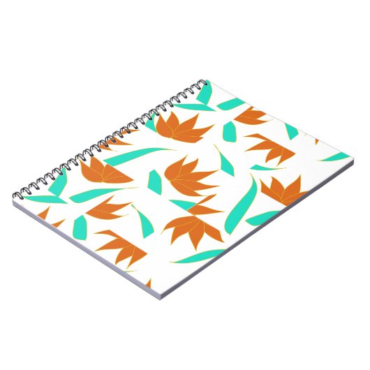 Tegel bloemmotief notitieboek (Linkerzijde)