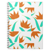 Tegel bloemmotief notitieboek (Voorkant)