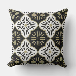 Tegel Casablanca grafisch zwart-wit patroon Kussen