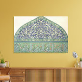 Tegel decoratie, moskeekkathedraal van Qous, uit ' Canvas Afdruk (Insitu (Woonkamer))