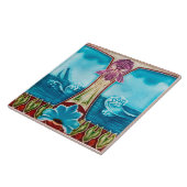 Tegel decoratieve fireplace nieuwe stijl tegeltje (Zijkant)