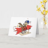 Tegel E. Coyote Launching Red Rocket Kaart (Gele Bloem)