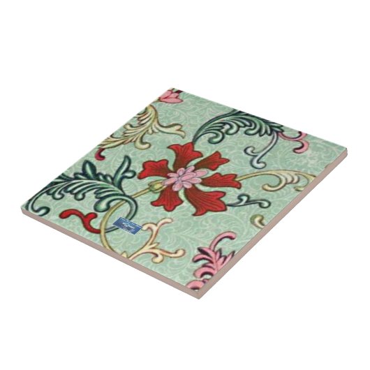 Tegel (Engels Flower) RFPMDesigns ©️2024 Tegeltje (Zijkant)